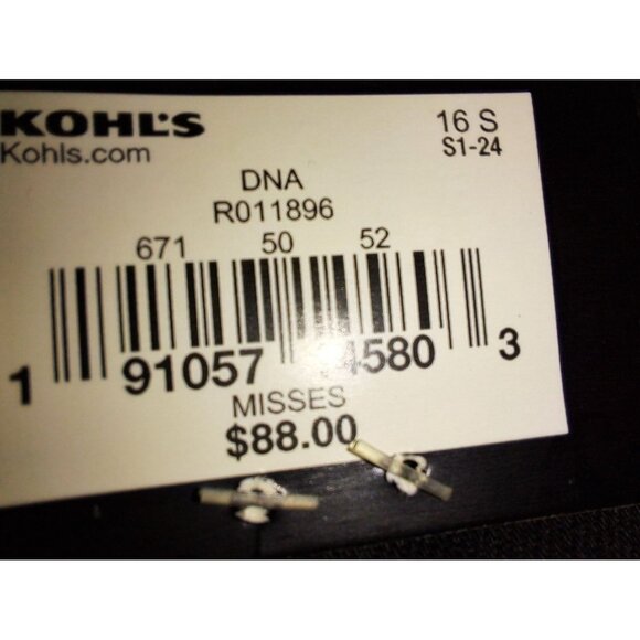 Rock & Republic Women's Slim Black Skinny Jeans Size 16 S Short Denim New NWT - Picture 5 of 8